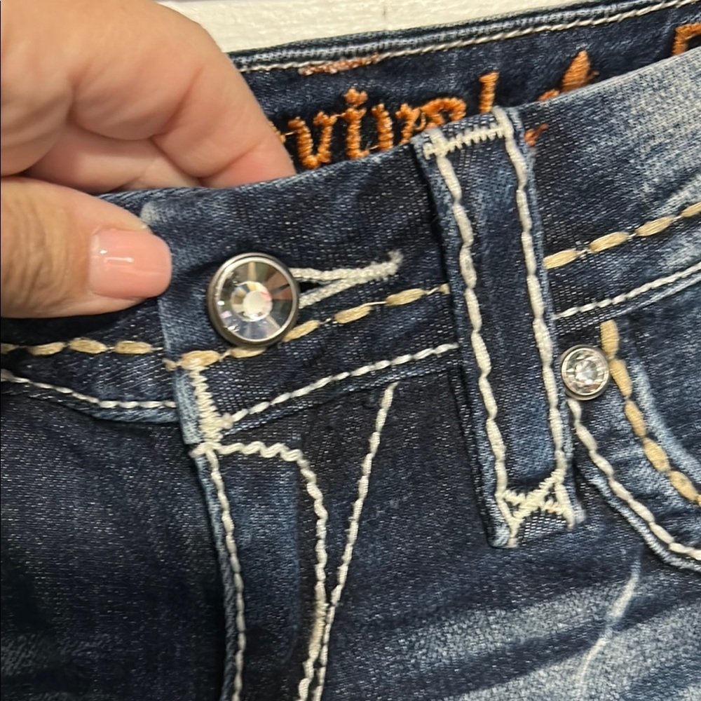 Rock Revival Blue Denim Jeans - Picture 3 of 12